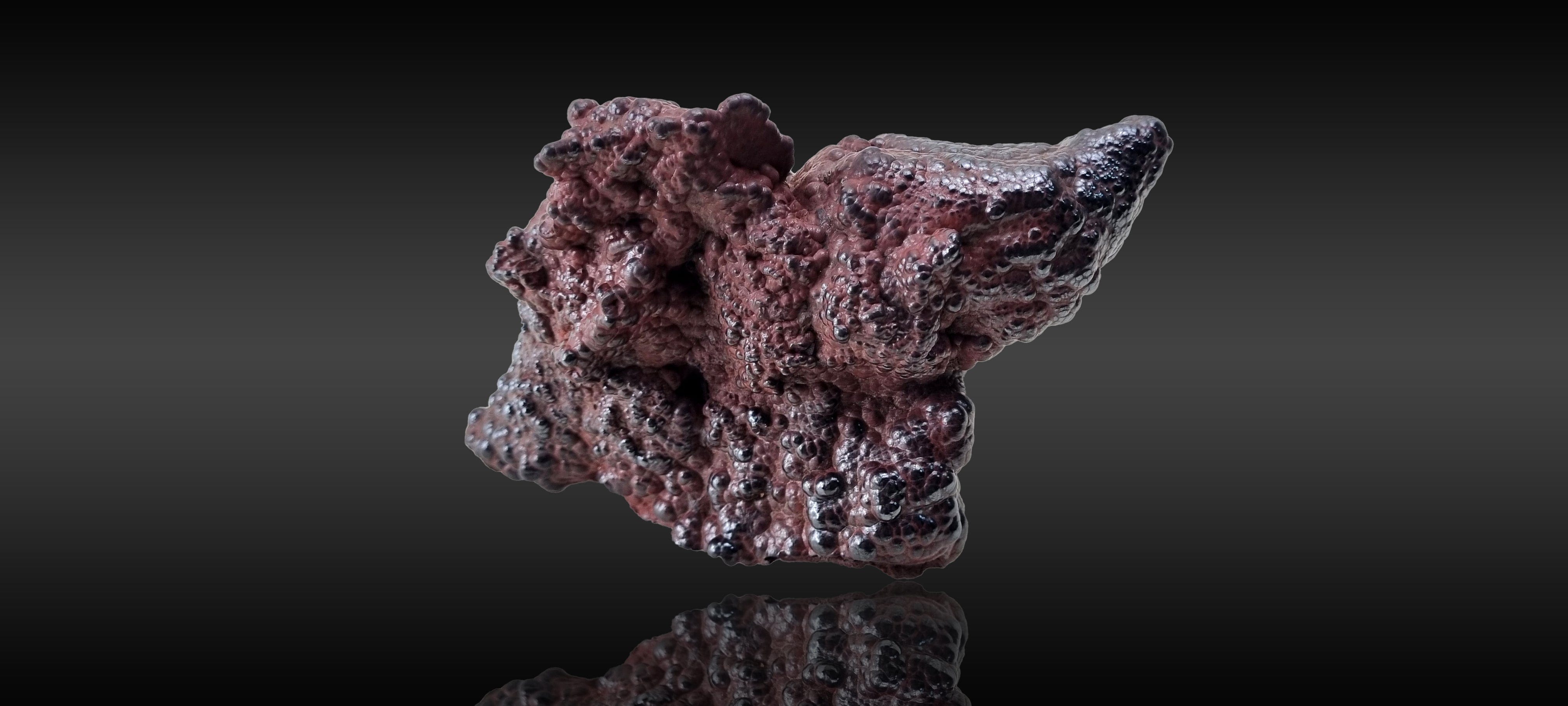 Botryoidal Haematite, (pseudomorph) after calcite (large cabinet size)