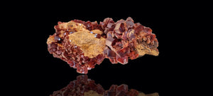 Vanadinite on Limestone (Cabinet Size)