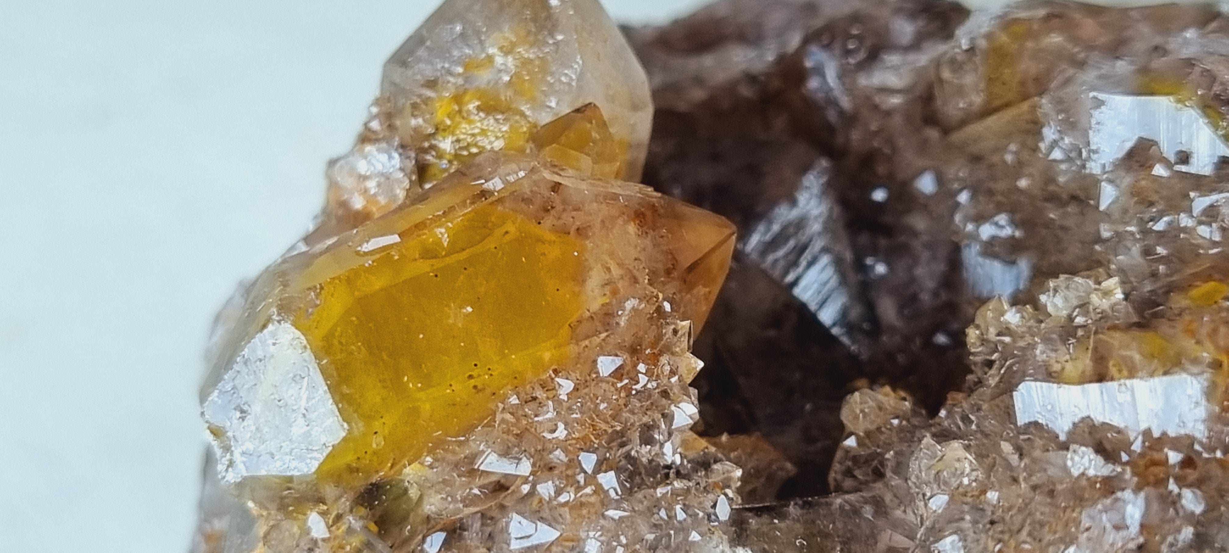 Manganese & Limonite Quartz (Golden Healer)