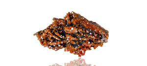 Vanadinite on Baryte with Goethite (Small Cabinet Size)