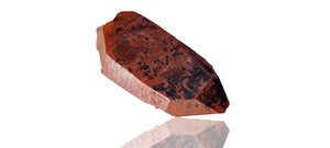 Red Quartz var. Ferruginous Quartz double terminated point ( Cabinet Size)