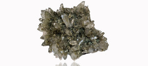 Green Chlorite Quartz on a Pyrite & Sphalerite matrix (large cabinet size)