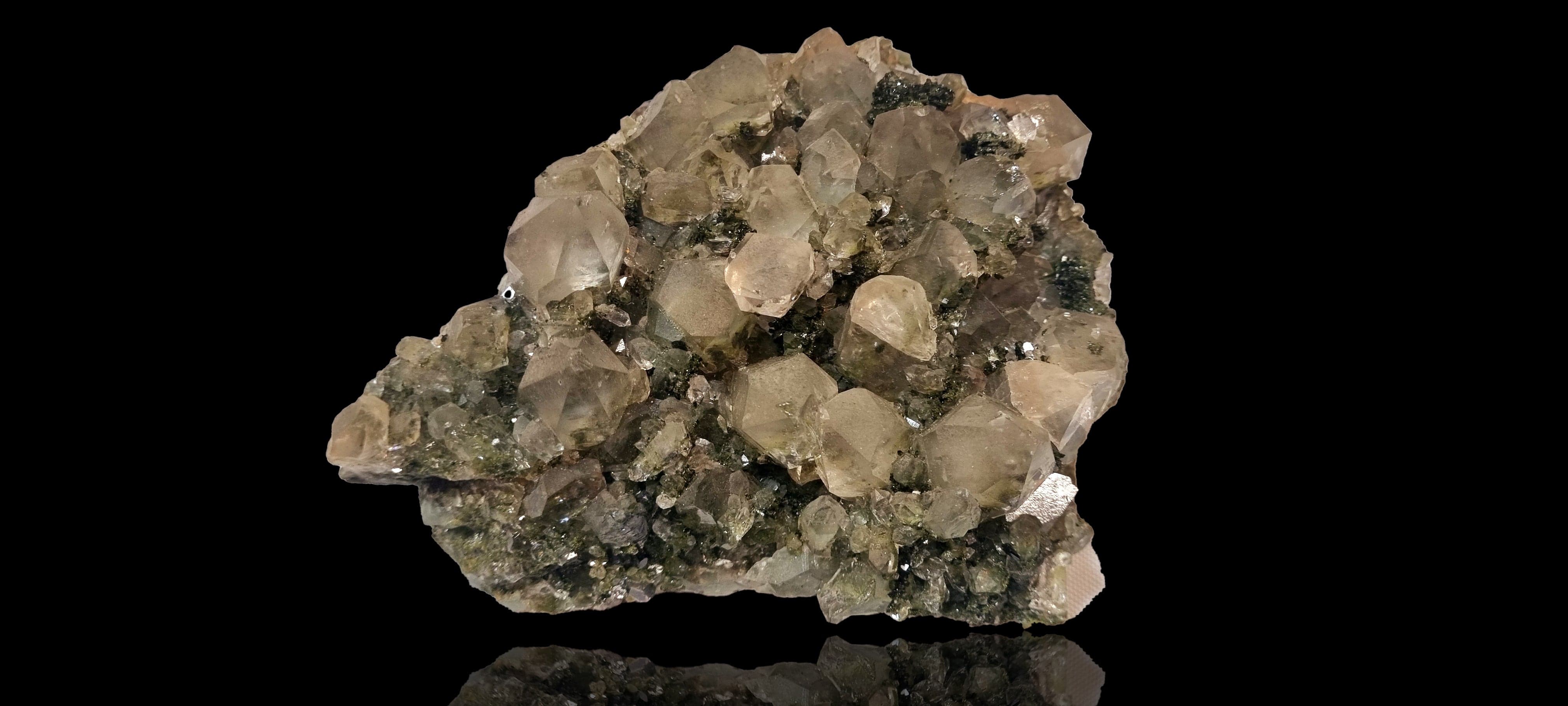 Epidote Quartz. (Forest Quartz)