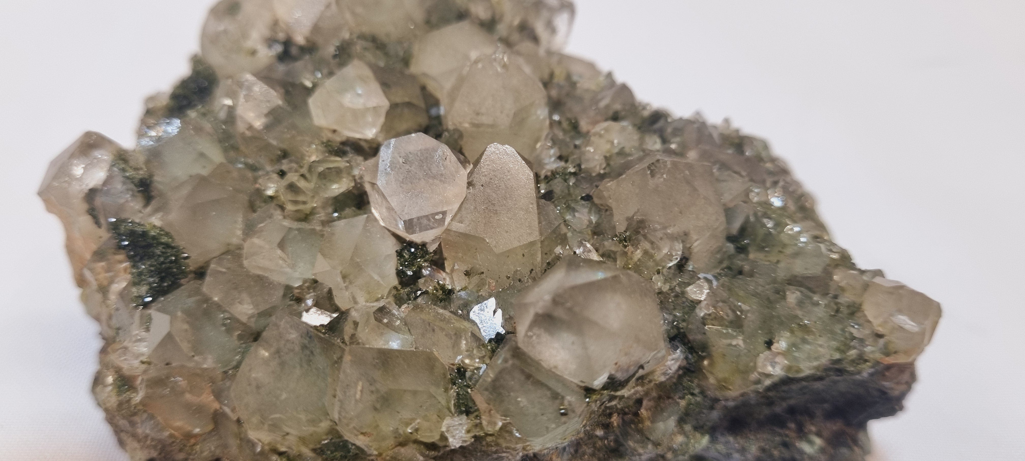 Epidote Quartz. (Forest Quartz)