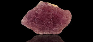 Pink Fluorite on white Chalcedony (small cabinet size)