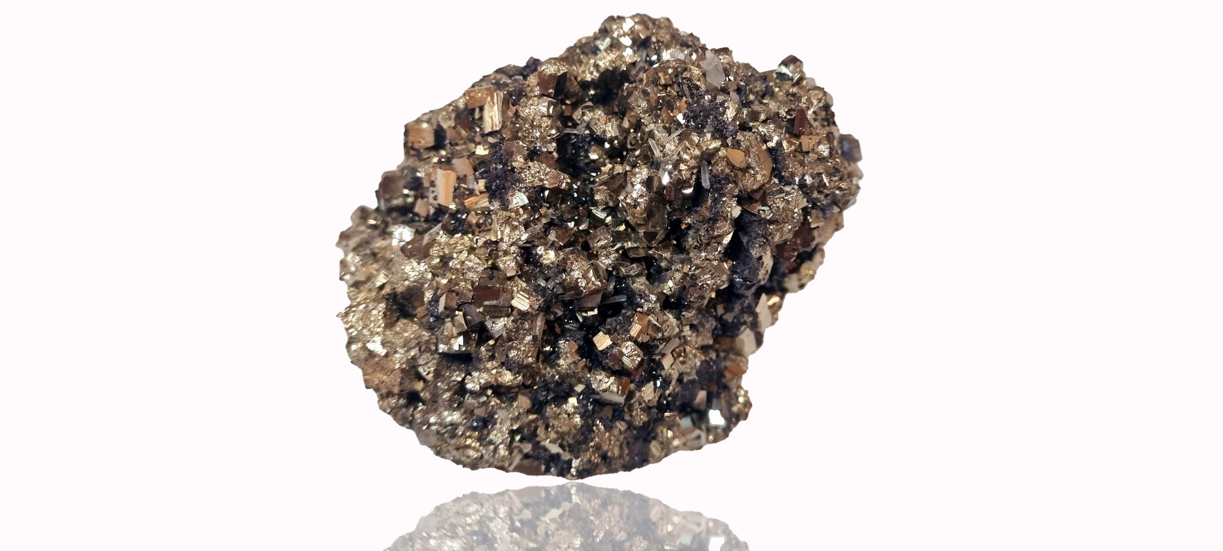 Pyrite & Sphalerite, crystal cluster. (cabinet size)