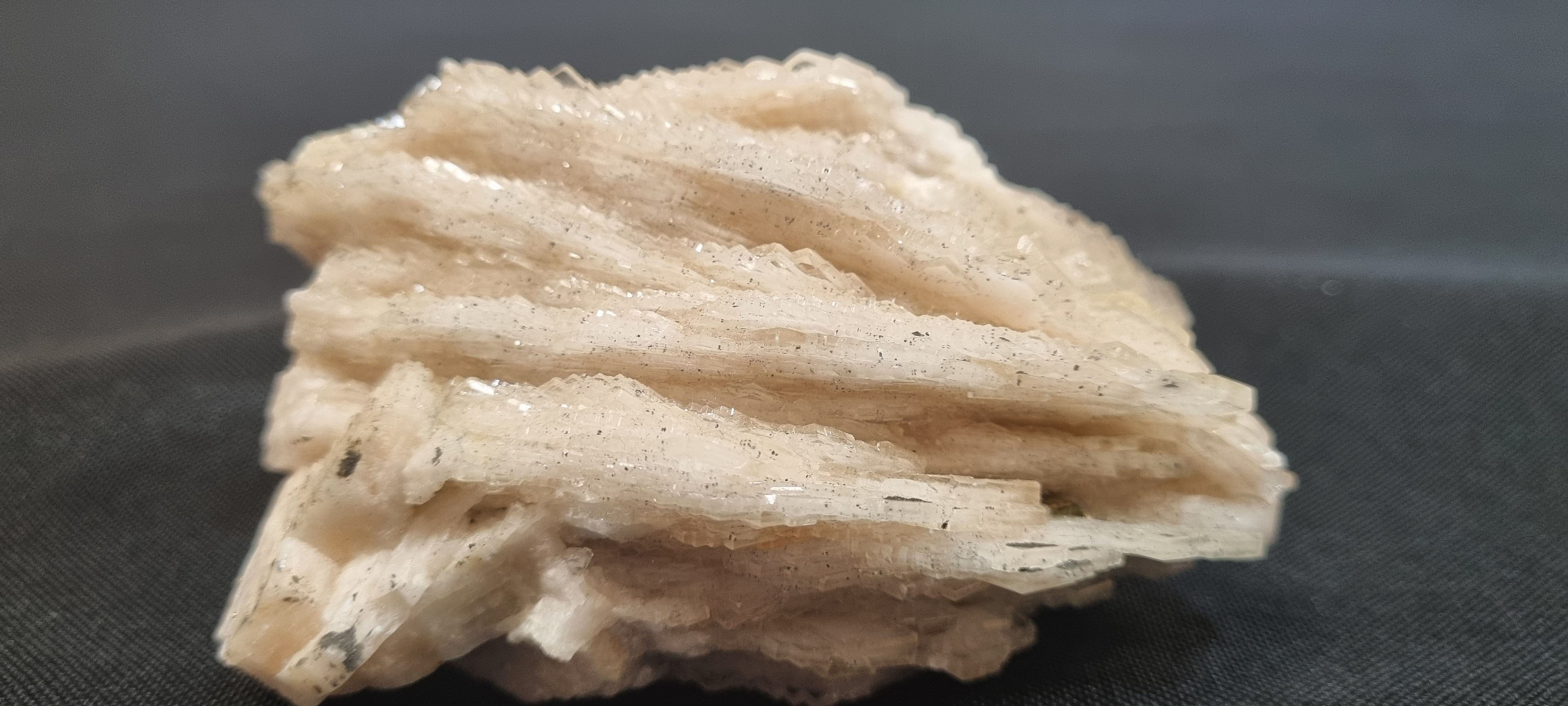Lustrous bladed White Baryte / Barite ( cabinet size Specimen)