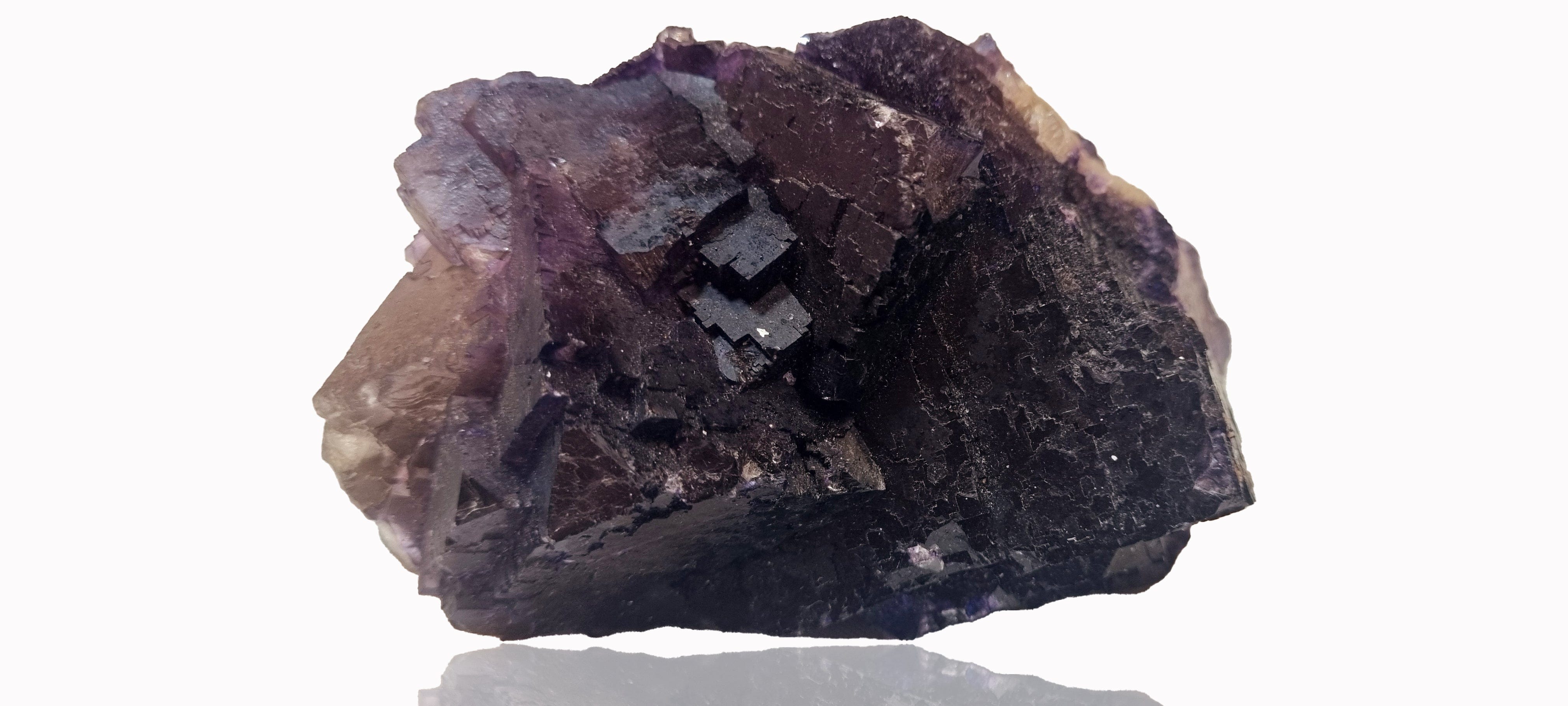 Deep Purple Fluorite Cluster (cabinet size)