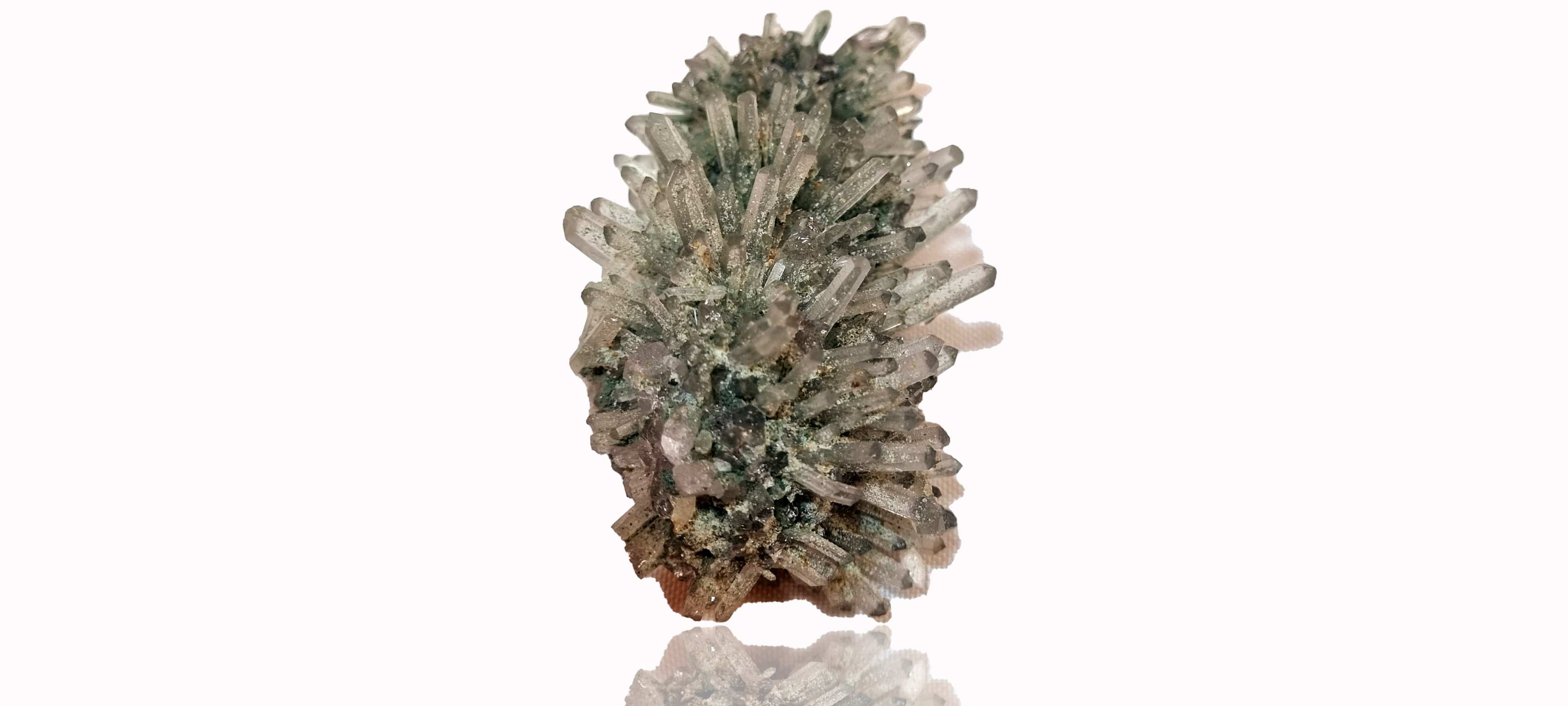 Chlorite Quartz with minor Chalcopyrite (small cabinet size)