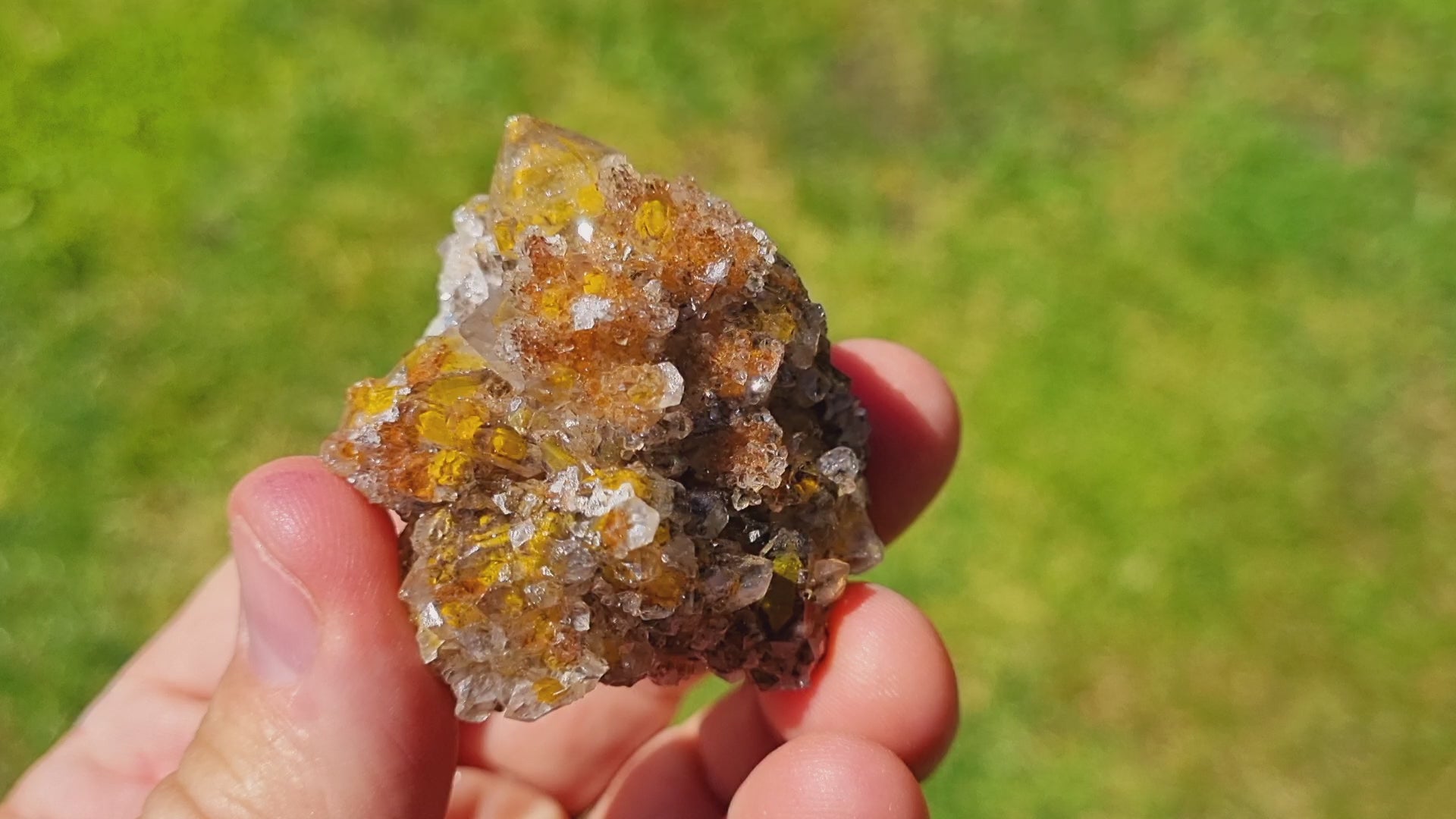 Manganese & Limonite Quartz (Golden Healer)