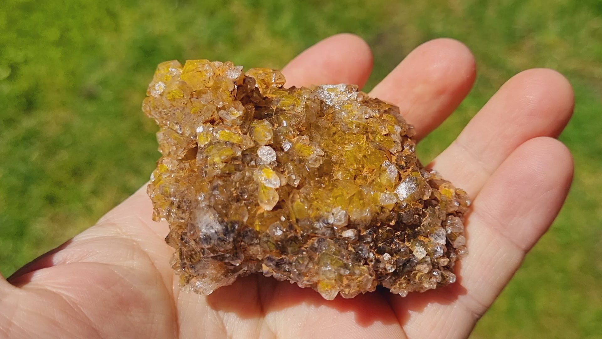 Manganese & Limonite Quartz (Golden Healer)