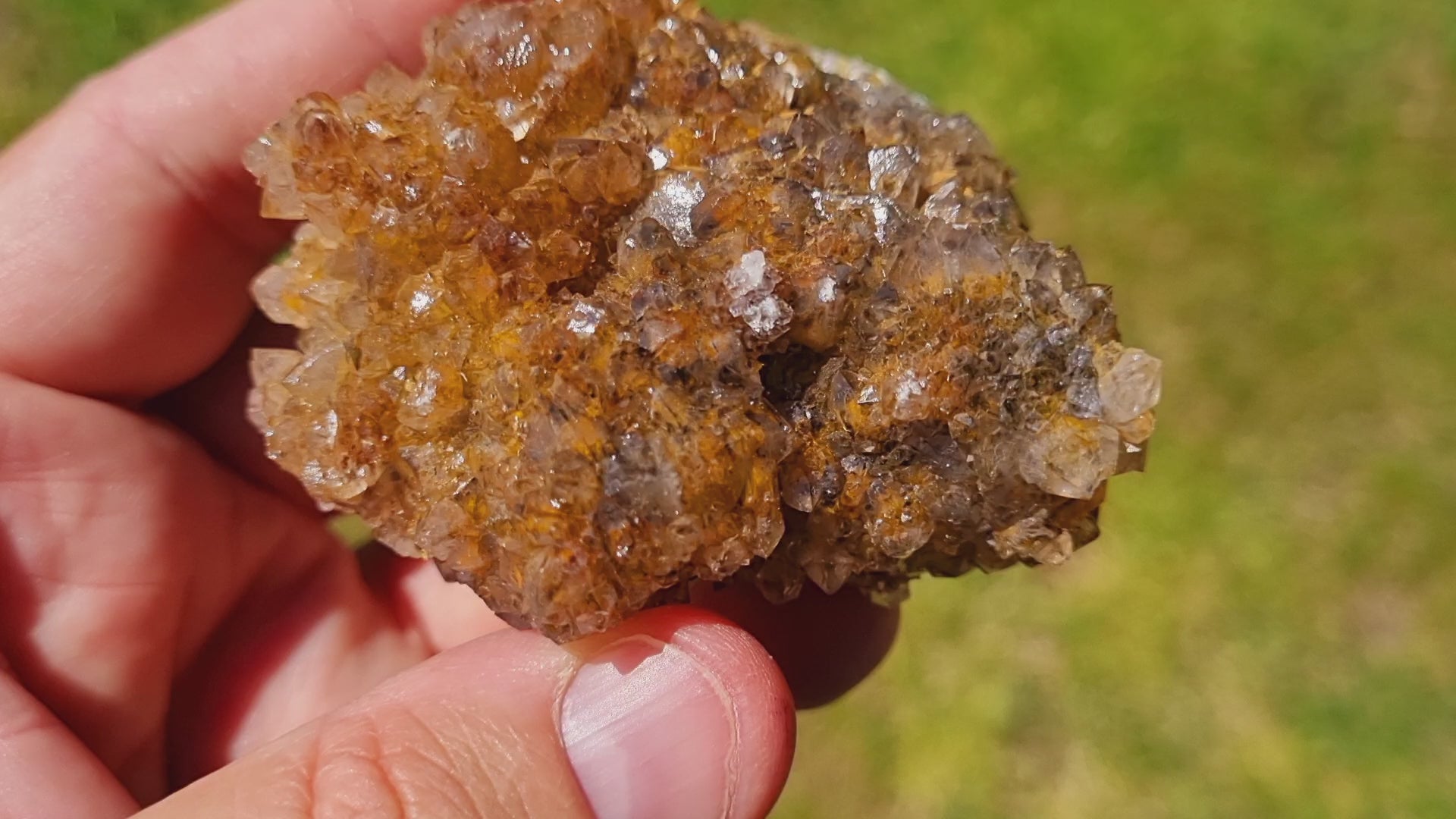 Manganese & Limonite Quartz (Golden Healer)