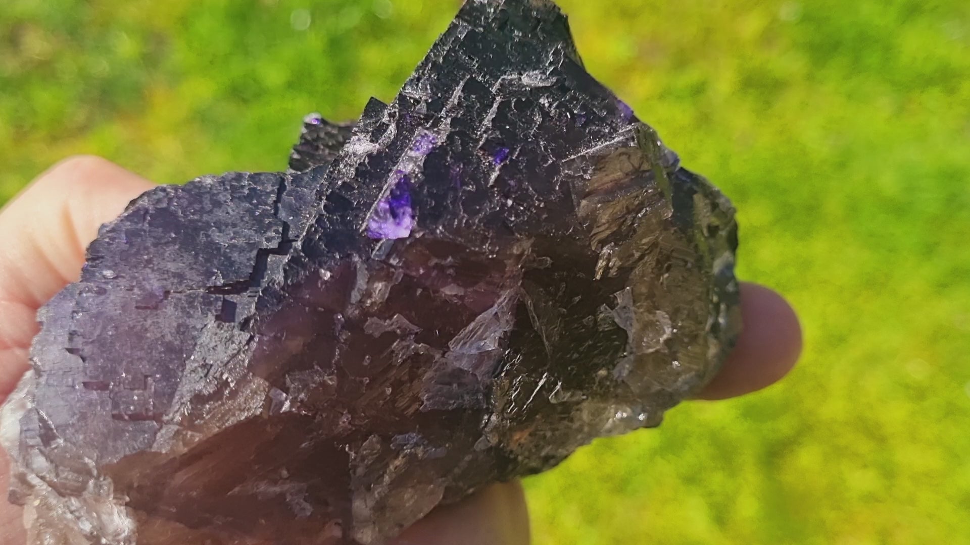 Deep Purple Fluorite Cluster (cabinet size)