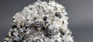 Quartz, Pyrite, Chalcopyrite and Sphalerite, Mineral Specimen.