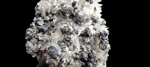 Quartz, Pyrite, Chalcopyrite and Sphalerite, Mineral Specimen.